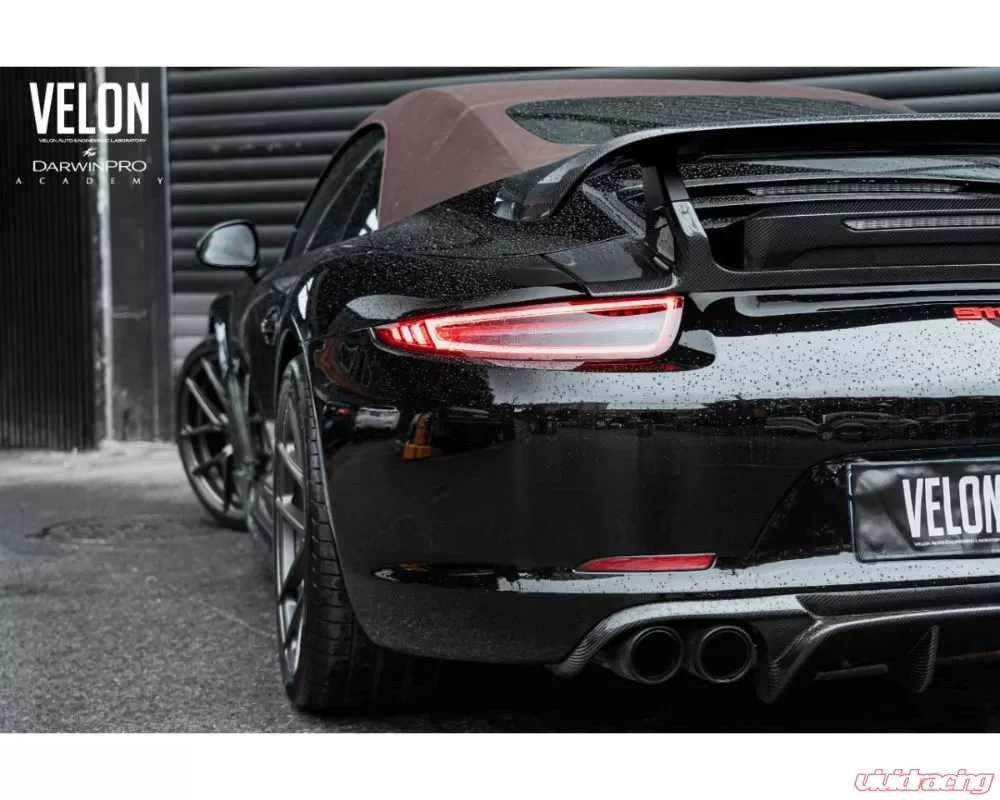 Carbonado Fgcf Ta Style Carbon Fiber Trunk Spoiler Porsche