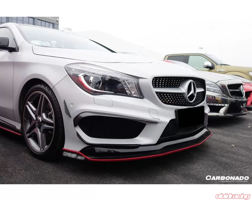 Carbonado FGCF RZS Style Front Canards Mercedes Benz CLA Sport CLA45