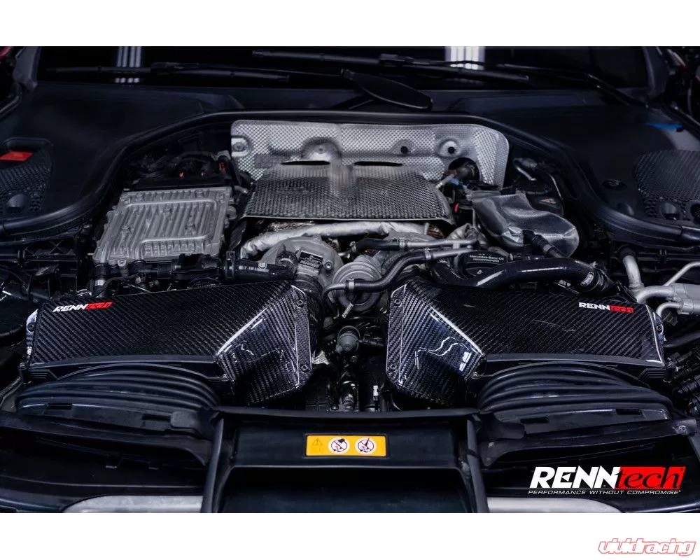 Renntech Carbon Fiber Airbox Satin M177 Engines Mercedes Benz Amg E63