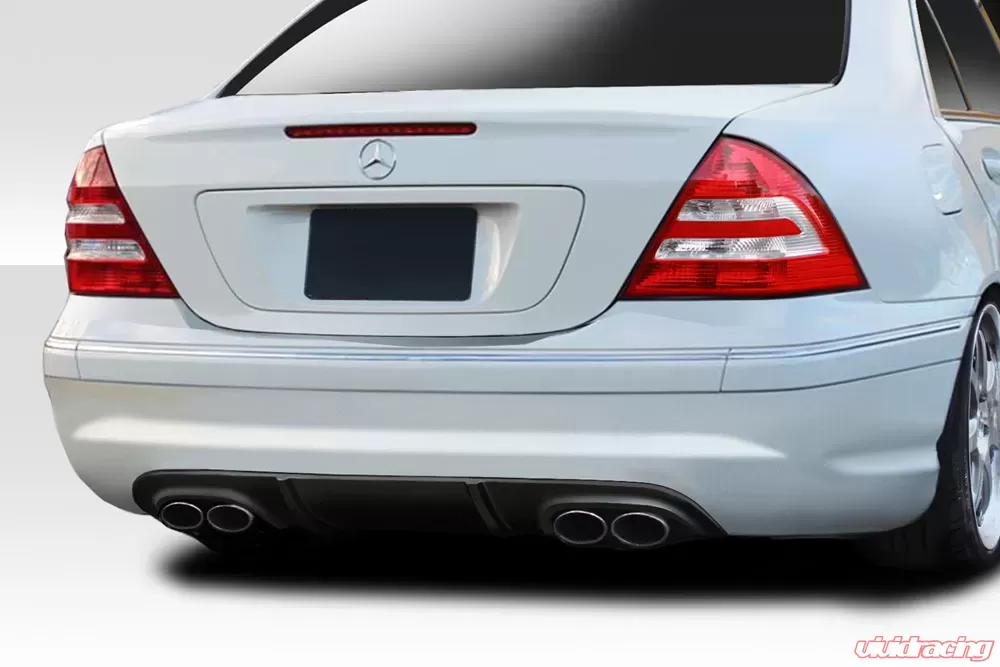 W203 on sale rear diffuser