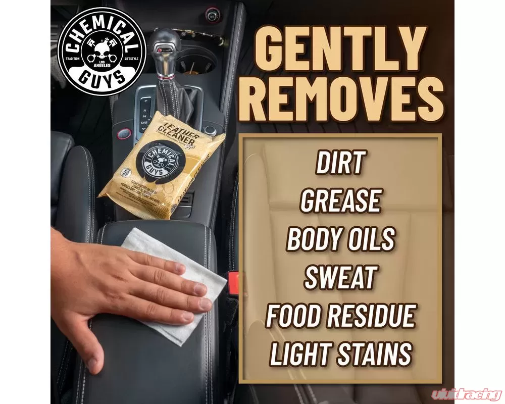 Chemical Guys Leather Wipes (50ct)