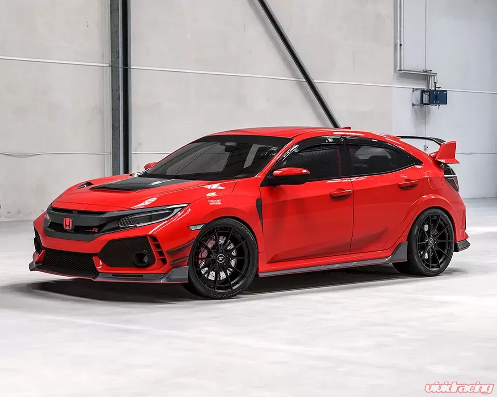 Honda Civic Type R with VR Forged D03-R in Matte Black