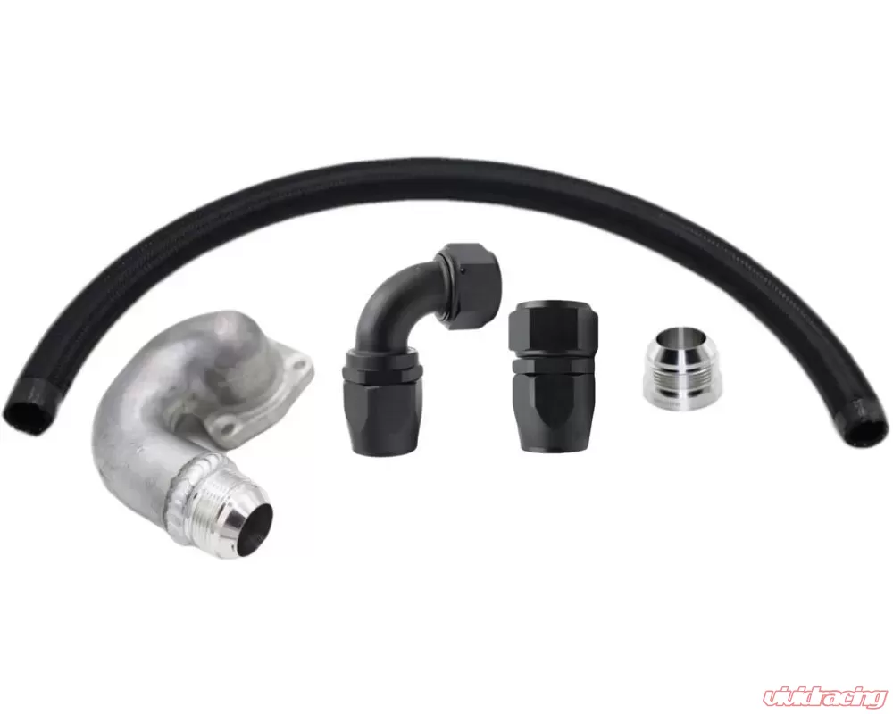 Full Send Diesel Braided Bottom Heater Hose 2003-2007 Cummins FSD-20-B