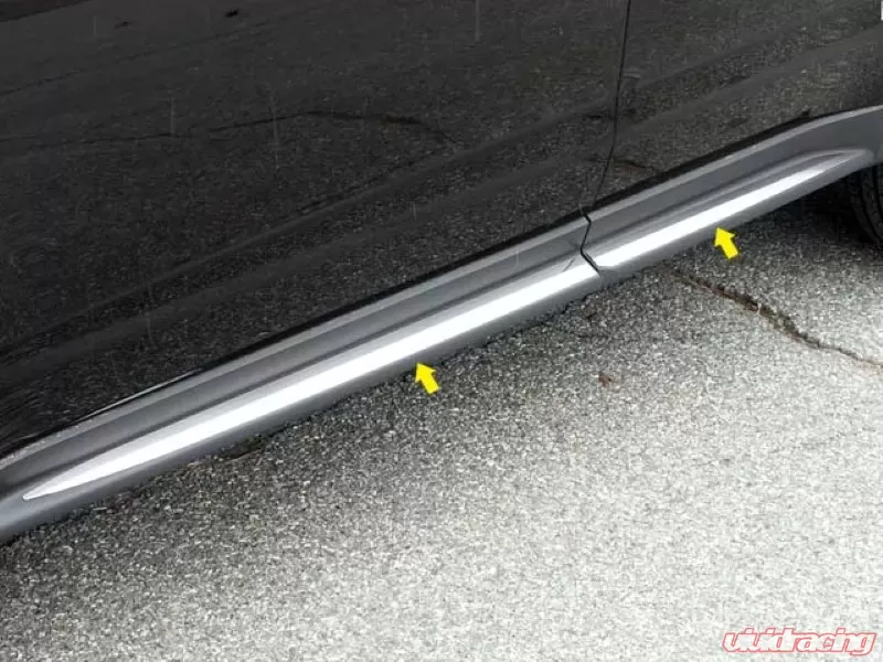 Quality Automotive Accessories 4-Piece Stainless Steel Rocker Panel Trim  Insert Kit Chevrolet Equinox 4-Door SUV 2010-2017