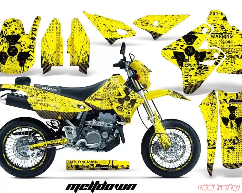 AMR Racing Graphics Kit Decal Sticker Wrap + # Plates For Suzuki