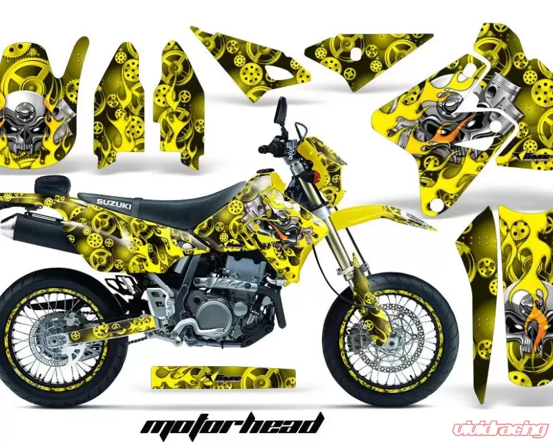 AMR Racing Graphics Kit Decal Sticker Wrap + # Plates For Suzuki