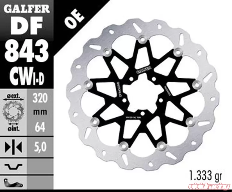 Galfer Front Brake Disc KTM 1290 SUPER DUKE R | DF843CWD