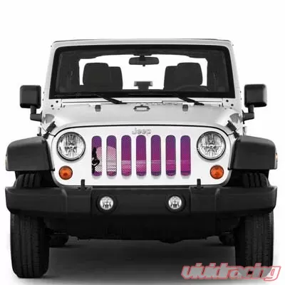 Jeep Wrangler Grill Inserts 07-18 JK Endless Summer Purple Mermaid