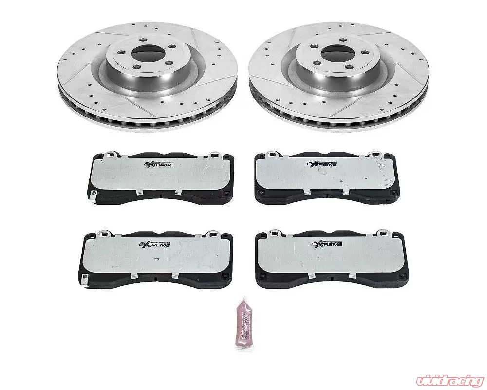 Power Stop Z26 Street Warrior Brake Kit Front Ford Mustang 2015