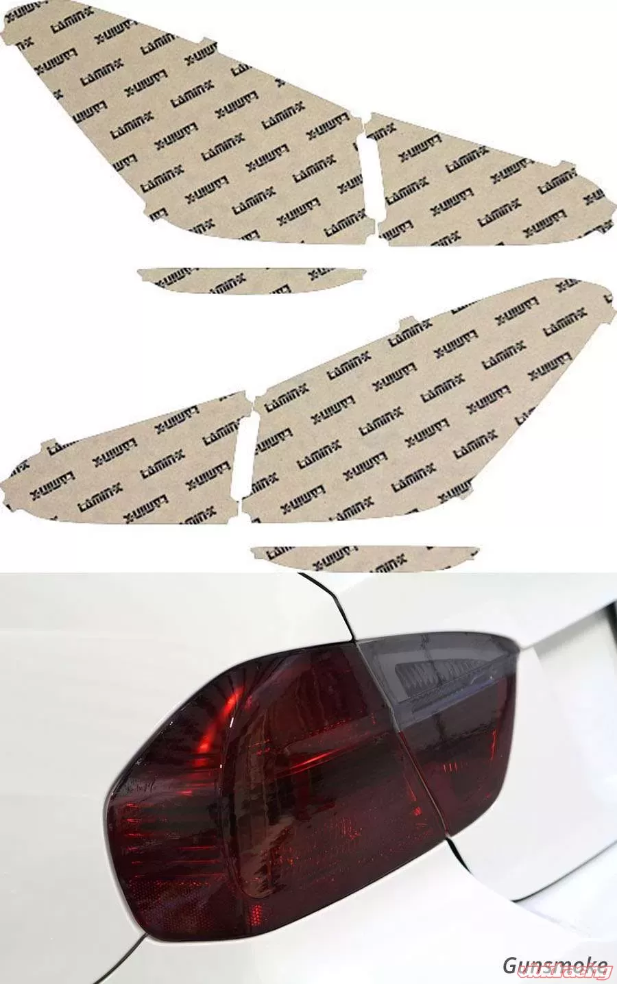 Lamin-X Kia Forte Sedan 2014-2016 Gunsmoke Tail Light Covers